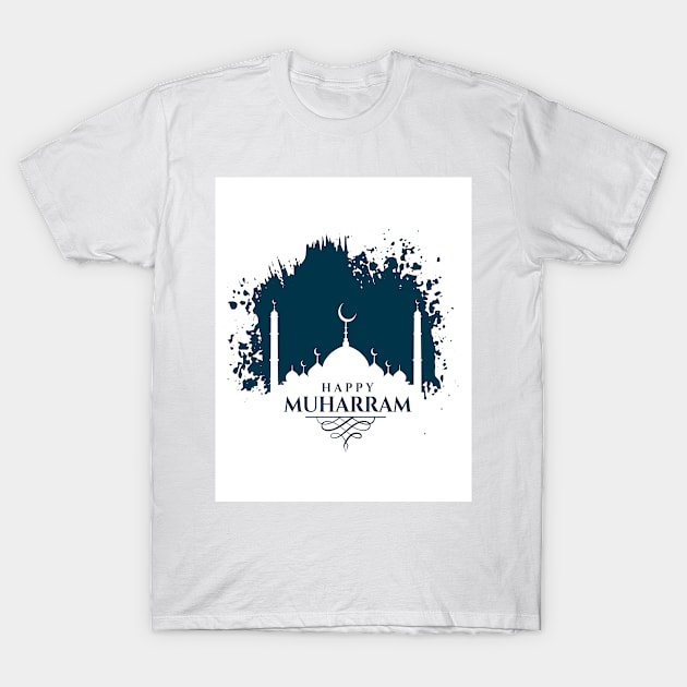 Happy Muharram T-Shirt by BlackRose Store